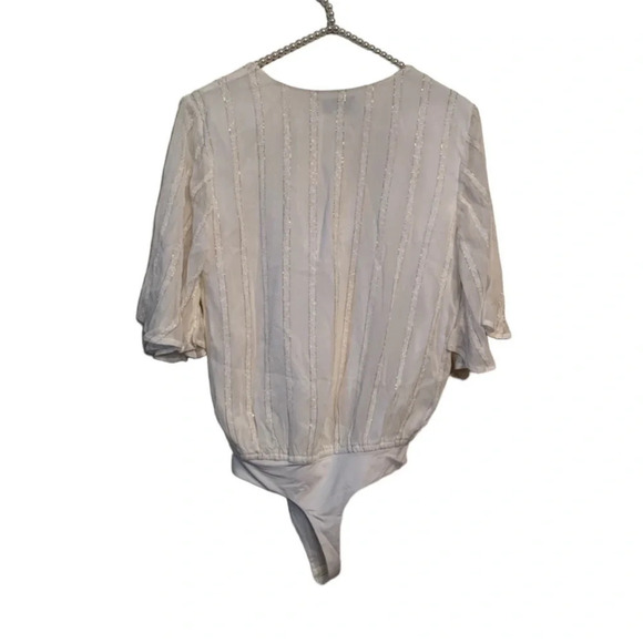 XXS new with tags L’academie bodysuit ivory Zoe stripe from Revolve - Picture 5 of 6